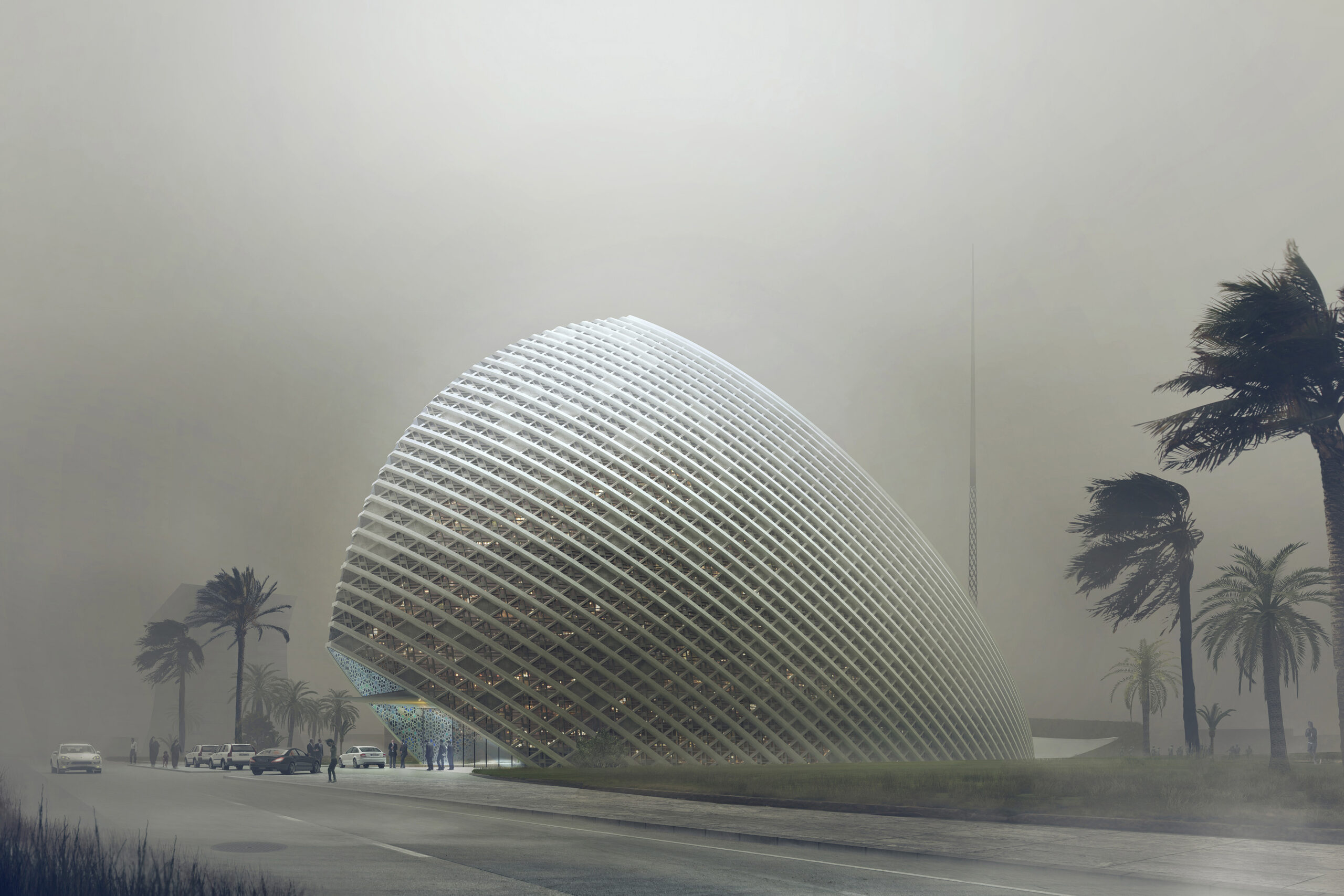 New Post and Telecommunications Authority Headquarters in Algiers by Mario Cucinella