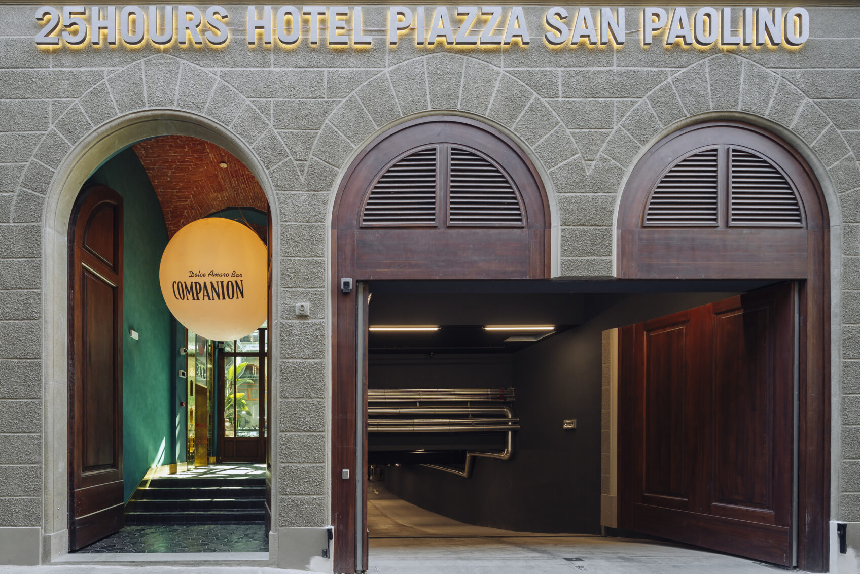 Entrance 25Hours Hotel Convento San Paolino Florence