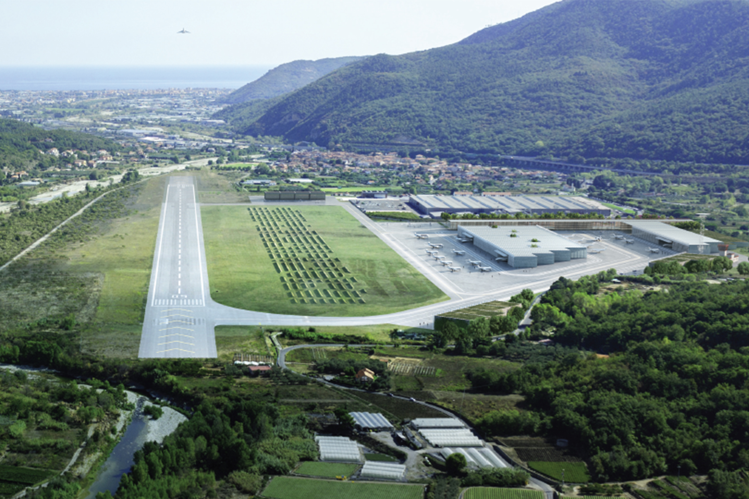 Albenga (SV) airport redevelopment.